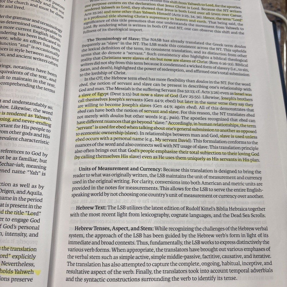 LSB Holy Bible Large Hardcover by Steadfast Bibles Legacy Standard Very Good EUC - Picture 3 of 4